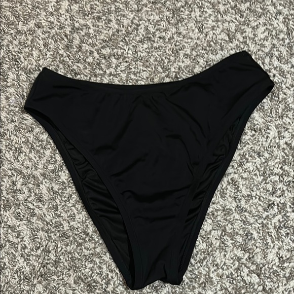 Victoria Secret Black Bikini Bottoms Size Large - Picture 1 of 8